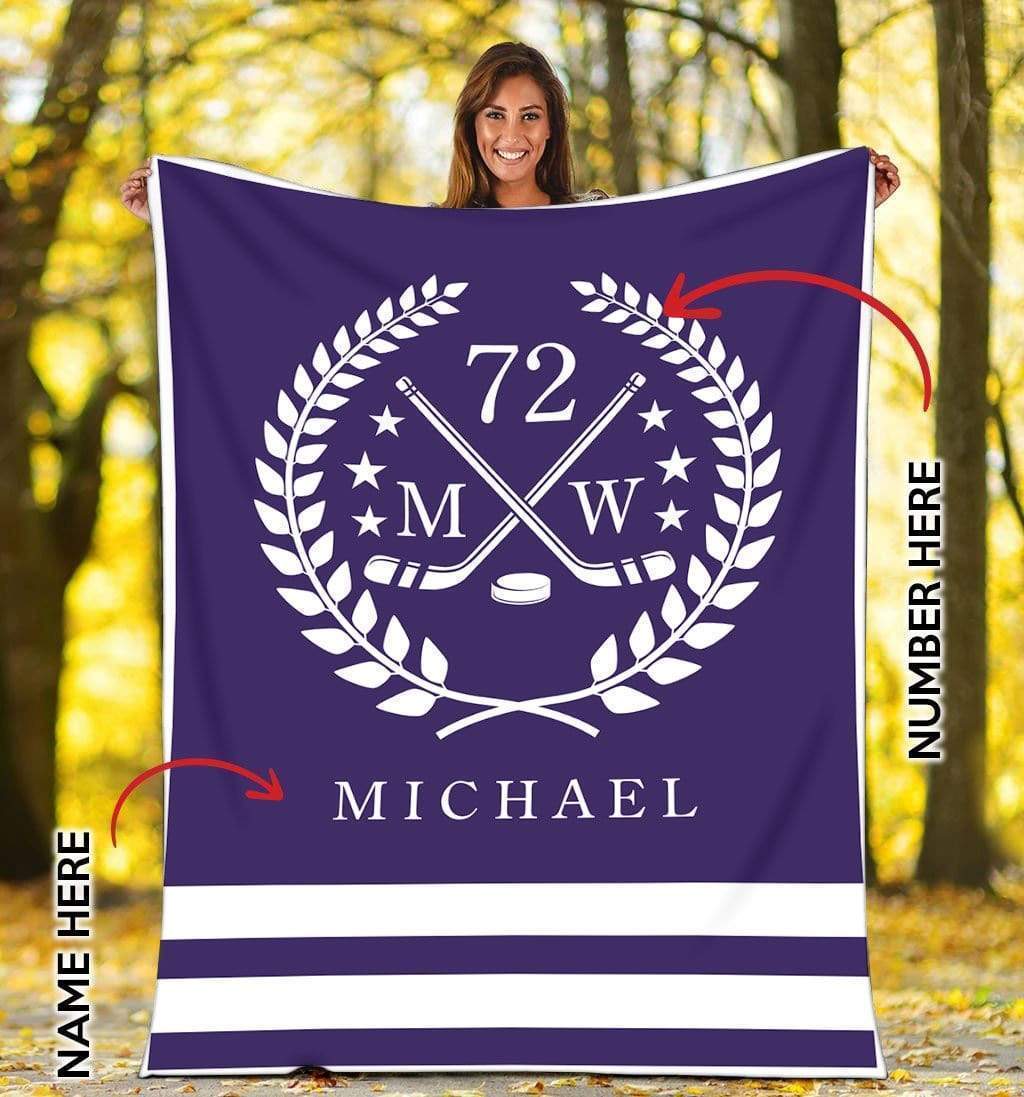Custom Blanket Hockey CN #041119L