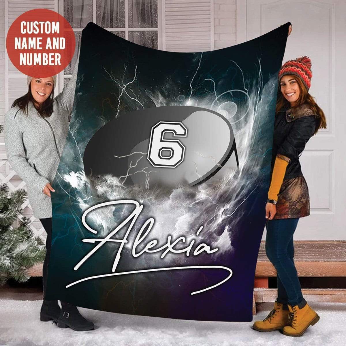 Custom blanket Hockey Thunder #211119H