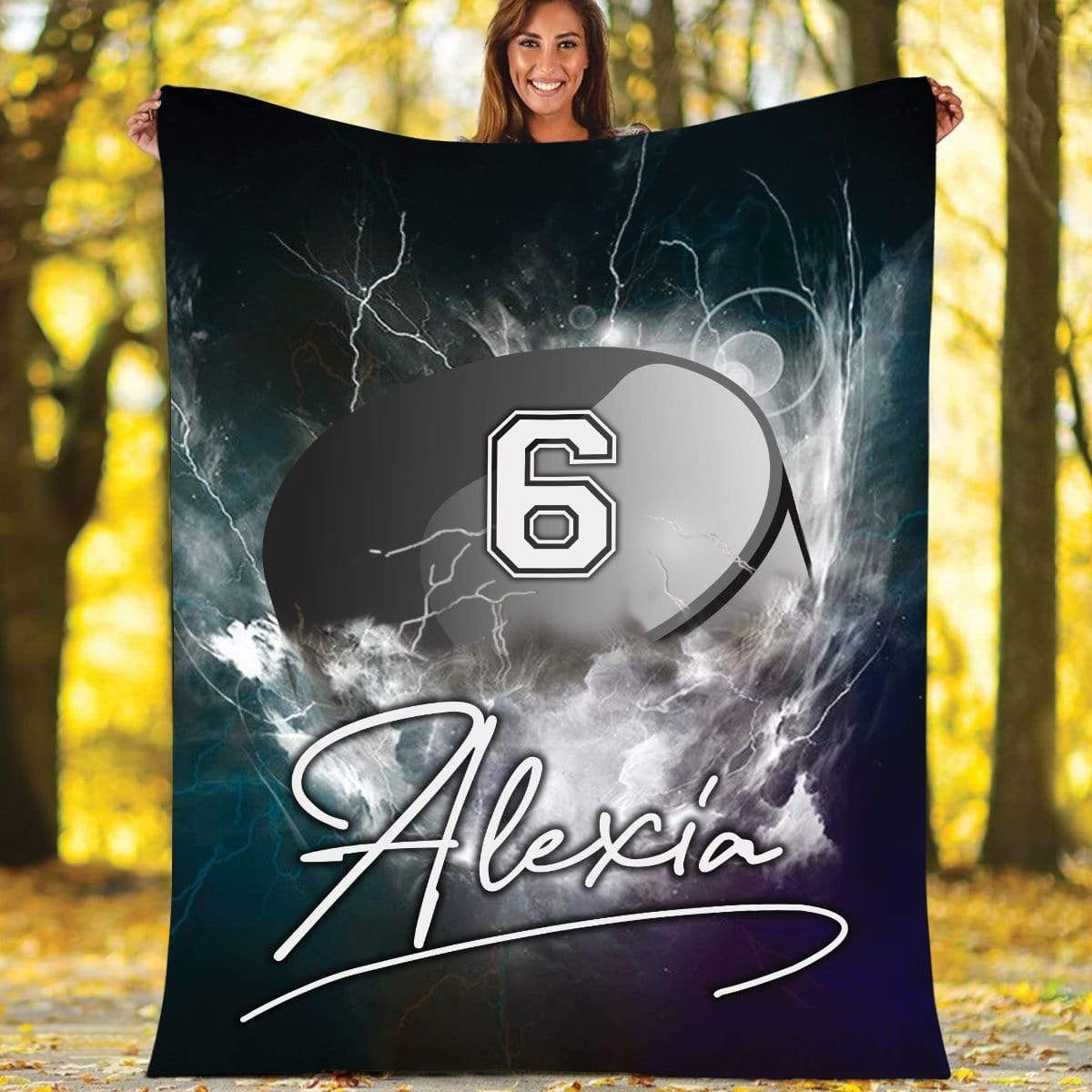 Custom blanket Hockey Thunder #211119H