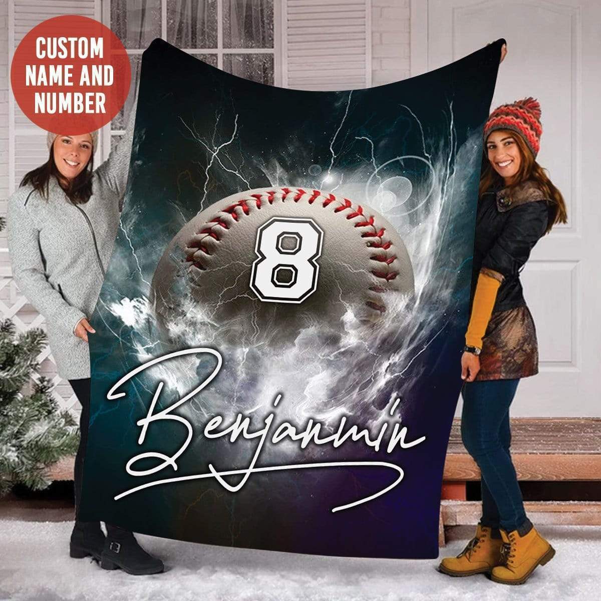 Custom Blanket Thunder Baseball Blanket #201119H