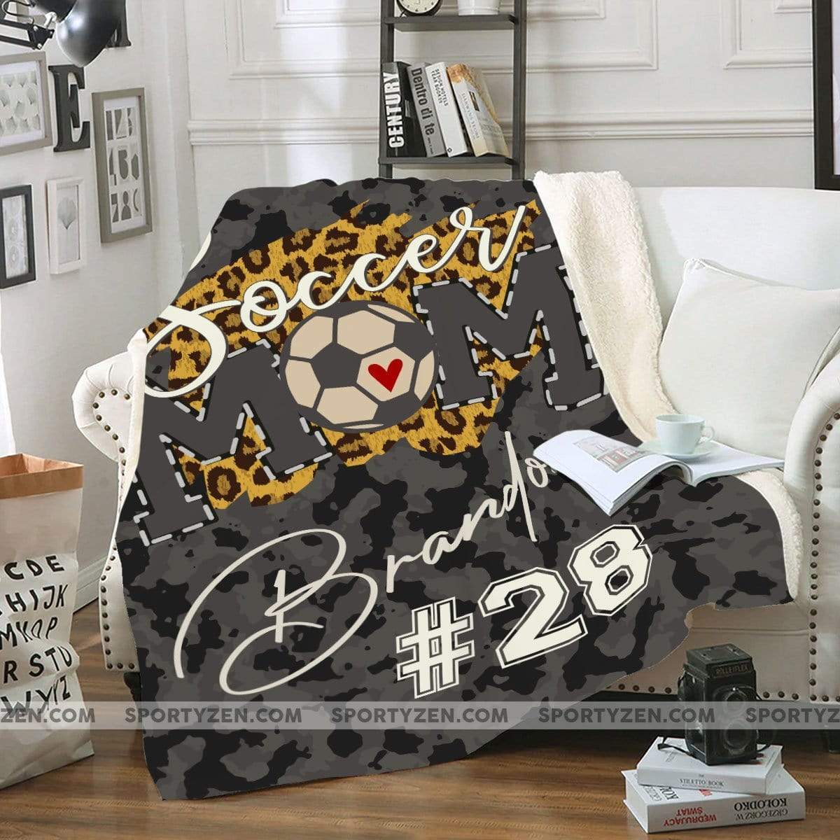 Soccer best sale mom blanket