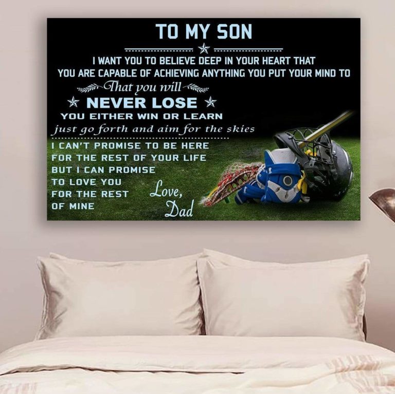 Custom Family Lacrosse Canvas Prints Wall Art