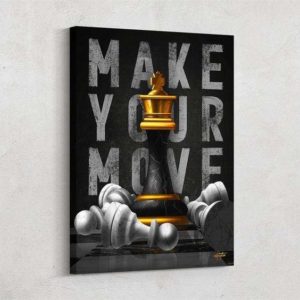 Make Your Move Chess Canvas Prints
