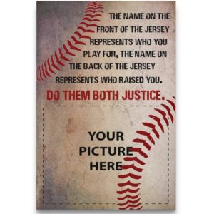 Do Them Both Justice - Baseball Custom Poster Canvas With Photo
