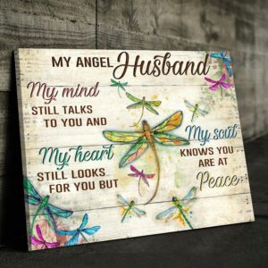 For My Angel Husband Poster Canvas Art and Poster Canvas CH Valentine Gift