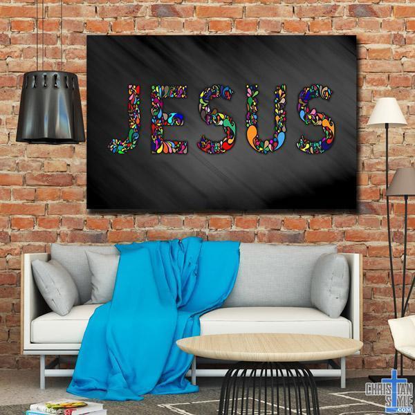 "Jesus" Premium Poster Canvas