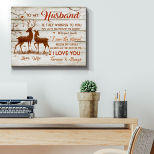 Poster Canvas Buck&Doe To My Husband