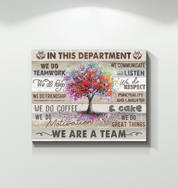 Poster Canvas - In This Department - Art Hoodie