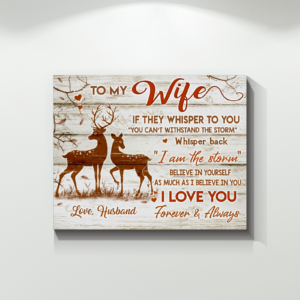 Poster Canvas Buck&Doe To My Wife