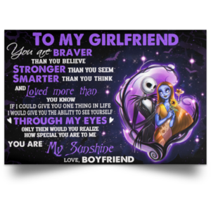 You are braver than you believe girlfriend Nightmare Poster