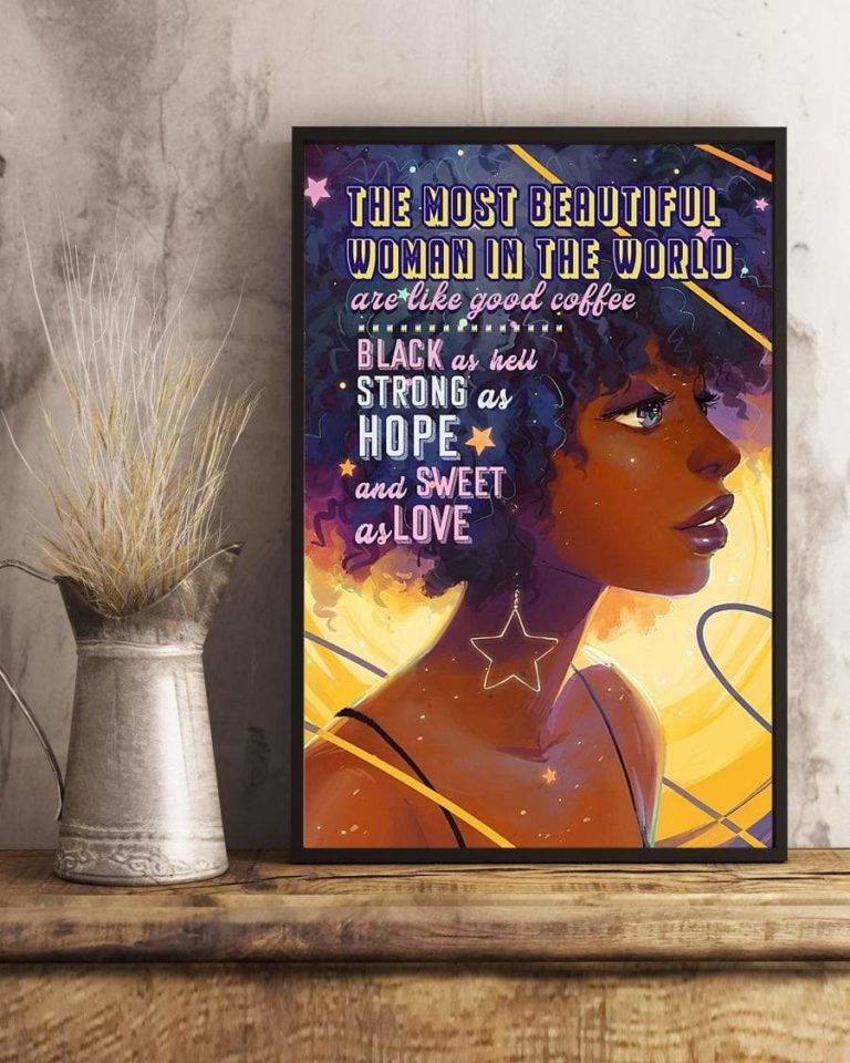 .Afro Black girls The Most Beautiful Woman in the world Canvas Prints #V