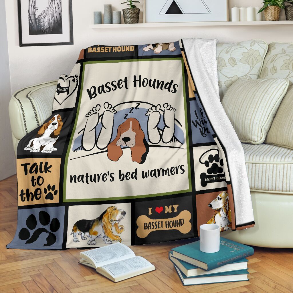 Basset Hounds Nature's Bed Warmers Blanket