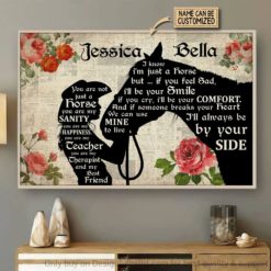 Horse You are My Friend Horizontal Poster Canvas or Wall Art Canvas LN Horse Poster Canvas Canvas