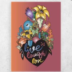 Love Valentines Day Poster Canvas LH