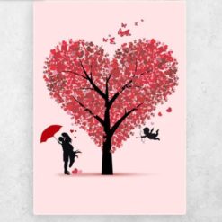 Valentines Day Poster Canvas LH