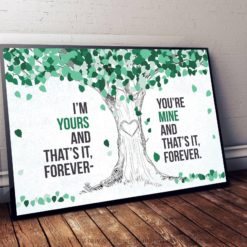 Im Yours And You Are Mine Canvas Art and Poster Canvas CH Valentine Gift For Her Valentine Gift For Him