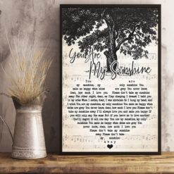 You Are My Sunshine Canvas Art and Poster Canvas LN Valentine Gift For Her Valentine Gift For Him
