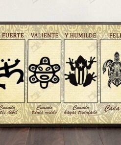 Puerto Rico Taino Symbols Art Canvas Prints