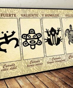 Puerto Rico Taino Symbols Art Canvas Prints