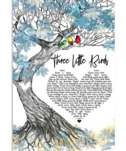 Three Little Bird - Matte Canvas