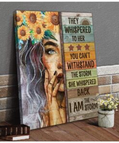 Zalooo I Am The Storm Wall Art Canvas
