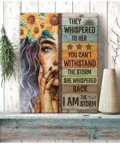 Zalooo I Am The Storm Wall Art Canvas