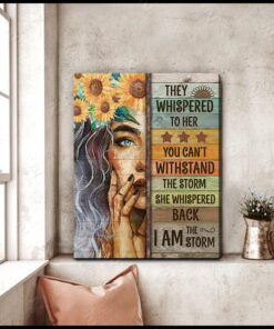 Zalooo I Am The Storm Wall Art Canvas