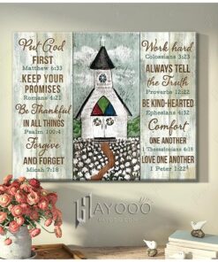 Hayooo Church Canvas Put God First