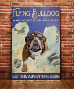 Bulldog Flying Service Canvas FB1308 90O58