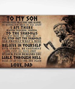 To My Son - Viking Poster & Canvas 112021