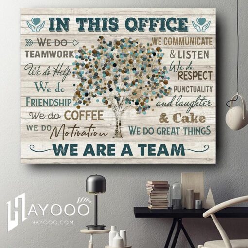 In This Office Canvas We Do Teamwork