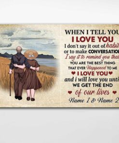 I Had You You Had Me - Personalized Couple Poster & Canvas