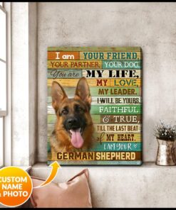 Zalooo I Am Your German Shepherd Wall Art Canvas