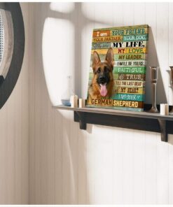 Zalooo I Am Your German Shepherd Wall Art Canvas