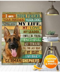 Zalooo I Am Your German Shepherd Wall Art Canvas