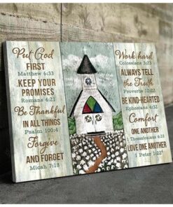 Hayooo Church Canvas Put God First