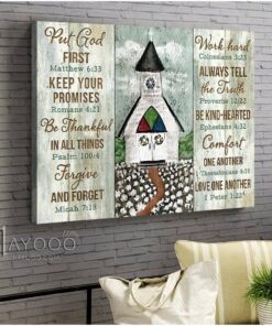 Hayooo Church Canvas Put God First