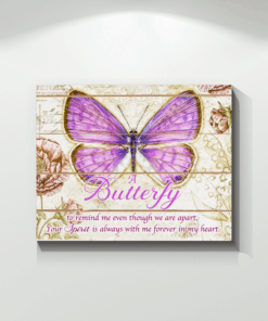 Canvas Butterfly A Butterfly