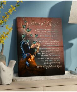 Hayooo Arms Of Angel Butterfly Canvas Wall Art