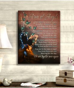 Hayooo Arms Of Angel Butterfly Canvas Wall Art
