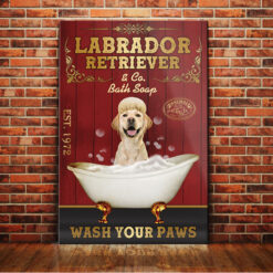 Labrador Retriever Dog Bath Soap Company Canvas FB1702 67O43 labrador Retriever Dog Canvas
