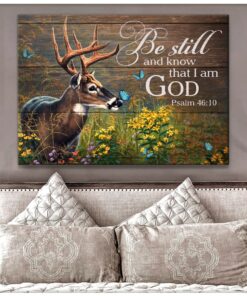 Canvas Deer Be Still