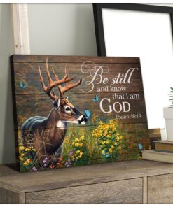 Canvas Deer Be Still