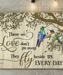 Zalooo Those We Love Hummingbird Wall Art Canvas