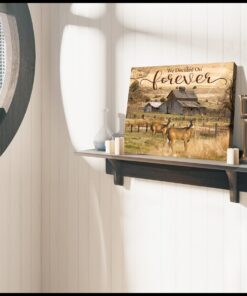 Hayooo We Decided On Forever Buck And Doe Canvas Wall Art Decor