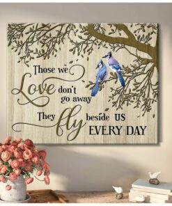 Zalooo Those We Love Blue Jay Wall Art Canvas