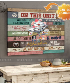 We Are Nursing Team Personalized Canvas