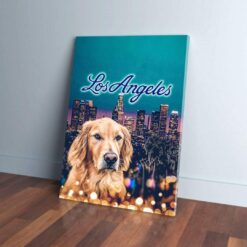 Doggos of Los Angeles' Personalized Pet Poster Canvas