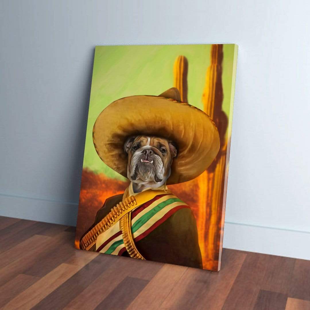 El Jefe' Personalized Pet Poster Canvas