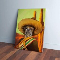 El Jefe' Personalized Pet Poster Canvas